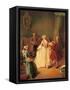 Dancing Master-Pietro Longhi-Framed Stretched Canvas