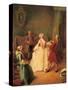 Dancing Master-Pietro Longhi-Stretched Canvas