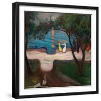 Dancing on the Shore-Edvard Munch-Framed Giclee Print