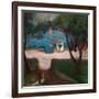 Dancing on the Shore-Edvard Munch-Framed Premium Giclee Print