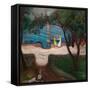 Dancing on the Shore-Edvard Munch-Framed Stretched Canvas