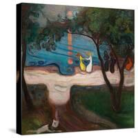 Dancing on the Shore-Edvard Munch-Stretched Canvas