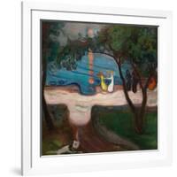 Dancing on the Shore-Edvard Munch-Framed Giclee Print