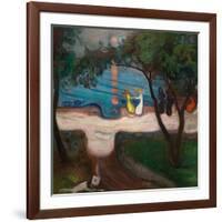Dancing on the Shore-Edvard Munch-Framed Giclee Print