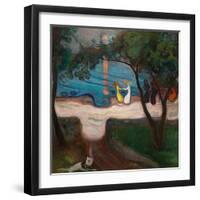 Dancing on the Shore-Edvard Munch-Framed Giclee Print