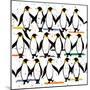 Dancing Penguins-Jenny Frean-Mounted Giclee Print