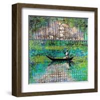 Dancing River-Michel Rauscher-Framed Art Print