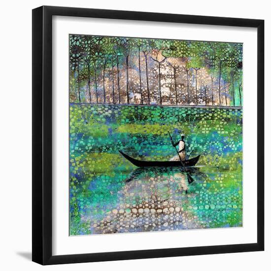 Dancing River-Michel Rauscher-Framed Art Print