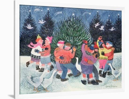 Dancing Round the Tree-Lisa Graa Jensen-Framed Giclee Print