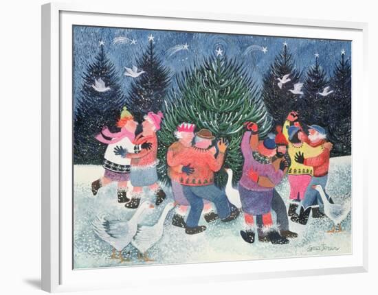 Dancing Round the Tree-Lisa Graa Jensen-Framed Premium Giclee Print