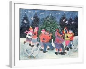 Dancing Round the Tree-Lisa Graa Jensen-Framed Giclee Print