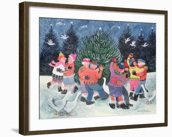 Dancing Round the Tree-Lisa Graa Jensen-Framed Giclee Print