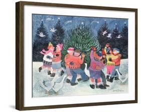 Dancing Round the Tree-Lisa Graa Jensen-Framed Giclee Print