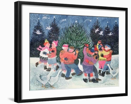 Dancing Round the Tree-Lisa Graa Jensen-Framed Giclee Print