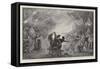 Dancing Round the Village Bonfire-Robert Walker Macbeth-Framed Stretched Canvas