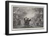 Dancing Round the Village Bonfire-Robert Walker Macbeth-Framed Giclee Print