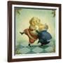 Dancing Santa and Mrs.-Dan Craig-Framed Giclee Print