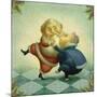 Dancing Santa and Mrs.-Dan Craig-Mounted Giclee Print