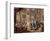 Dancing scene in palace, c.1730-Johann Georg Platzer-Framed Giclee Print