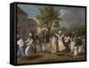 Dancing Scene in the West Indies-Agostino Brunias-Framed Stretched Canvas