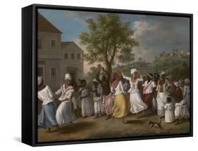 Dancing Scene in the West Indies-Agostino Brunias-Framed Stretched Canvas