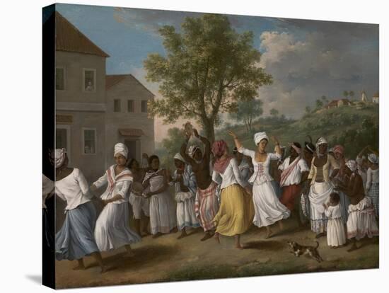 Dancing Scene in the West Indies-Agostino Brunias-Stretched Canvas