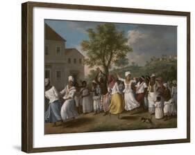 Dancing Scene in the West Indies-Agostino Brunias-Framed Giclee Print