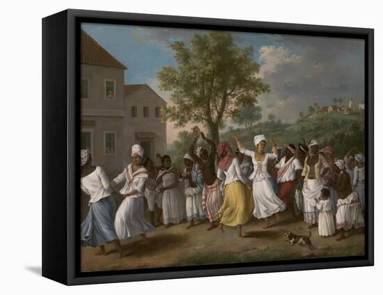 Dancing Scene in the West Indies-Agostino Brunias-Framed Stretched Canvas