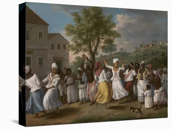 Dancing Scene in the West Indies-Agostino Brunias-Stretched Canvas