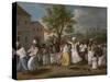 Dancing Scene in the West Indies-Agostino Brunias-Stretched Canvas