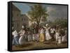 Dancing Scene in the West Indies-Agostino Brunias-Framed Stretched Canvas