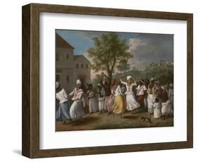 Dancing Scene in the West Indies-Agostino Brunias-Framed Giclee Print