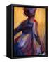 Dancing Series 3-Edosa Oguigo-Framed Stretched Canvas