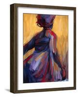 Dancing Series 3-Edosa Oguigo-Framed Giclee Print