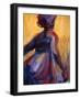 Dancing Series 3-Edosa Oguigo-Framed Giclee Print