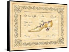 Dancing Shoe-Banafshe Schippel-Framed Stretched Canvas