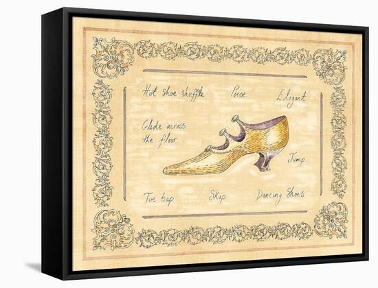 Dancing Shoe-Banafshe Schippel-Framed Stretched Canvas