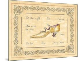 Dancing Shoe-Banafshe Schippel-Mounted Art Print