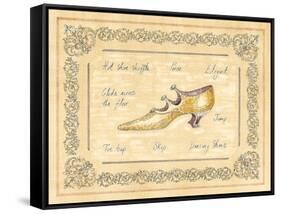 Dancing Shoe-Banafshe Schippel-Framed Stretched Canvas