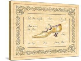 Dancing Shoe-Banafshe Schippel-Stretched Canvas