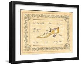 Dancing Shoe-Banafshe Schippel-Framed Art Print