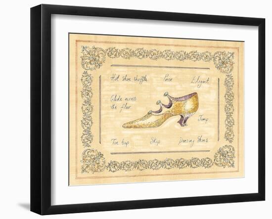 Dancing Shoe-Banafshe Schippel-Framed Art Print