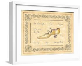 Dancing Shoe-Banafshe Schippel-Framed Art Print