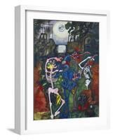 Dancing Skeletons-Edward Burra-Framed Giclee Print