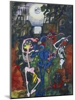 Dancing Skeletons-Edward Burra-Mounted Giclee Print