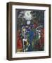 Dancing Skeletons-Edward Burra-Framed Premium Giclee Print