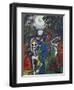 Dancing Skeletons-Edward Burra-Framed Premium Giclee Print