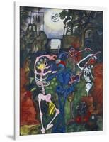 Dancing Skeletons-Edward Burra-Framed Giclee Print