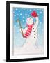 Dancing Snowman, 1996-Lavinia Hamer-Framed Giclee Print