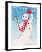 Dancing Snowman, 1996-Lavinia Hamer-Framed Giclee Print